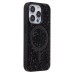 Чехол-накладка для Apple iPhone 15 Pro россыпь кристаллов (титановый черный) - SM029 POSH SHINE SafeMag