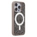 Чехол-накладка для Apple iPhone 15 Pro россыпь кристаллов (титановый серый) - SM029 POSH SHINE SafeMag