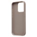 Чехол-накладка для Apple iPhone 15 Pro россыпь кристаллов (титановый серый) - SM029 POSH SHINE SafeMag
