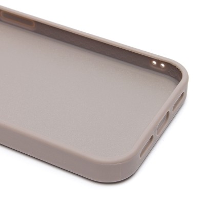Чехол-накладка для Apple iPhone 15 Pro россыпь кристаллов (титановый серый) - SM029 POSH SHINE SafeMag