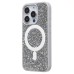 Чехол-накладка для Apple iPhone 15 Pro россыпь кристаллов (титановый белый) - SM029 POSH SHINE SafeMag