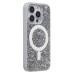 Чехол-накладка для Apple iPhone 15 Pro россыпь кристаллов (титановый белый) - SM029 POSH SHINE SafeMag