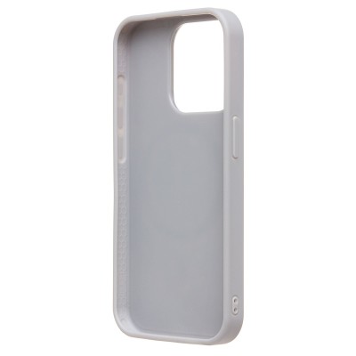 Чехол-накладка для Apple iPhone 15 Pro россыпь кристаллов (титановый белый) - SM029 POSH SHINE SafeMag