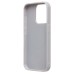 Чехол-накладка для Apple iPhone 15 Pro россыпь кристаллов (титановый белый) - SM029 POSH SHINE SafeMag