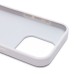 Чехол-накладка для Apple iPhone 15 Pro россыпь кристаллов (титановый белый) - SM029 POSH SHINE SafeMag