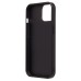 Чехол-накладка для Apple iPhone 15 россыпь кристаллов (титановый черный) - SM029 POSH SHINE SafeMag
