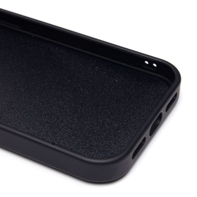 Чехол-накладка для Apple iPhone 15 россыпь кристаллов (титановый черный) - SM029 POSH SHINE SafeMag