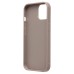 Чехол-накладка для Apple iPhone 15 россыпь кристаллов (титановый серый) - SM029 POSH SHINE SafeMag