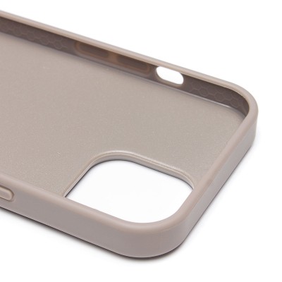 Чехол-накладка для Apple iPhone 15 россыпь кристаллов (титановый серый) - SM029 POSH SHINE SafeMag
