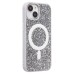 Чехол-накладка для Apple iPhone 15 россыпь кристаллов (титановый белый) - SM029 POSH SHINE SafeMag