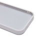 Чехол-накладка для Apple iPhone 15 россыпь кристаллов (титановый белый) - SM029 POSH SHINE SafeMag