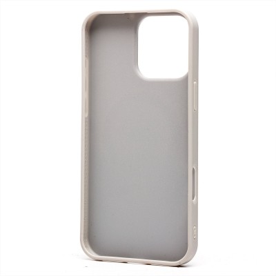 Чехол-накладка для Apple iPhone 16 Pro Max россыпь кристаллов (титановый белый) - SM029 POSH SHINE SafeMag