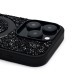 Чехол-накладка для Apple iPhone 16 Pro россыпь кристаллов (титановый черный) - SM029 POSH SHINE SafeMag