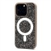 Чехол-накладка для Apple iPhone 16 Pro россыпь кристаллов (титановый серый) - SM029 POSH SHINE SafeMag Чехол-накладка для Apple iPhone 16 Pro россыпь кристаллов (титановый серый) - SM029 POSH SHINE SafeMag