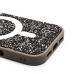 Чехол-накладка для Apple iPhone 16 Pro россыпь кристаллов (титановый серый) - SM029 POSH SHINE SafeMag Чехол-накладка для Apple iPhone 16 Pro россыпь кристаллов (титановый серый) - SM029 POSH SHINE SafeMag