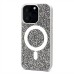 Чехол-накладка для Apple iPhone 16 Pro россыпь кристаллов (титановый белый) - SM029 POSH SHINE SafeMag