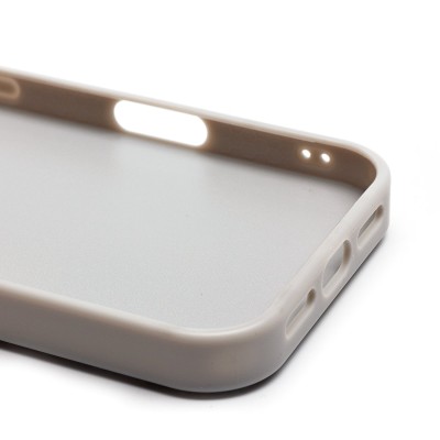 Чехол-накладка для Apple iPhone 16 Pro россыпь кристаллов (титановый белый) - SM029 POSH SHINE SafeMag