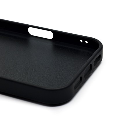 Чехол-накладка для Apple iPhone 16 россыпь кристаллов (титановый черный) - SM029 POSH SHINE SafeMag