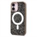 Чехол-накладка для Apple iPhone 16 россыпь кристаллов (титановый серый) - SM029 POSH SHINE SafeMag