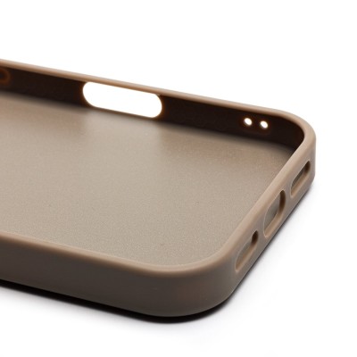 Чехол-накладка для Apple iPhone 16 россыпь кристаллов (титановый серый) - SM029 POSH SHINE SafeMag