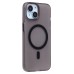 Чехол-накладка для Apple iPhone 13 (черный/матовый прозрачный) - SM038 SafeMag