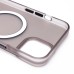 Чехол-накладка для Apple iPhone 13 (черный/матовый прозрачный) - SM038 SafeMag