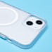 Чехол-накладка для Apple iPhone 13 (белый/матовый прозрачный) - SM038 SafeMag