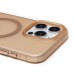 Чехол-накладка для Apple iPhone 15 Pro Max (золотой/матовый прозрачный) - SM038 SafeMag