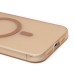 Чехол-накладка для Apple iPhone 15 Pro Max (золотой/матовый прозрачный) - SM038 SafeMag