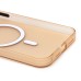 Чехол-накладка для Apple iPhone 15 Pro Max (золотой/матовый прозрачный) - SM038 SafeMag