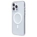 Чехол-накладка для Apple iPhone 15 Pro Max (белый/матовый прозрачный) - SM038 SafeMag