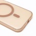 Чехол-накладка для Apple iPhone 15 Pro (золотой/матовый прозрачный) - SM038 SafeMag