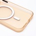 Чехол-накладка для Apple iPhone 15 Pro (золотой/матовый прозрачный) - SM038 SafeMag