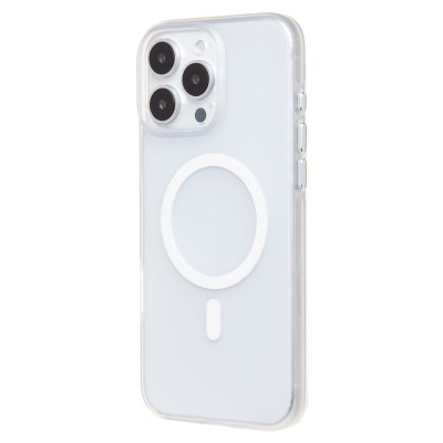 Чехол-накладка для Apple iPhone 16 Pro Max (белый/матовый прозрачный) - SM038 SafeMag