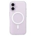 Чехол-накладка для Apple iPhone 16 (белый/матовый прозрачный) - SM038 SafeMag