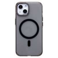 Чехол-накладка для Apple iPhone 13 (черный/прозрачный) - SM039 SafeMag