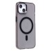Чехол-накладка для Apple iPhone 13 (черный/прозрачный) - SM039 SafeMag