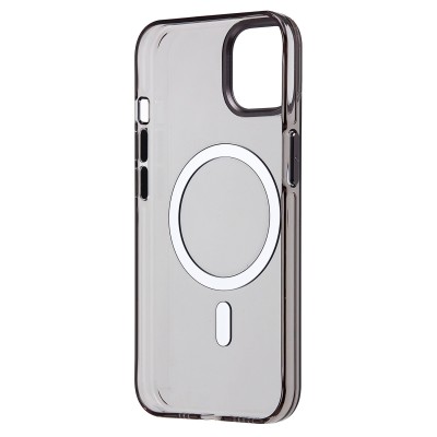 Чехол-накладка для Apple iPhone 13 (черный/прозрачный) - SM039 SafeMag
