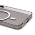 Чехол-накладка для Apple iPhone 15 Pro Max (черный/прозрачный) - SM039 SafeMag