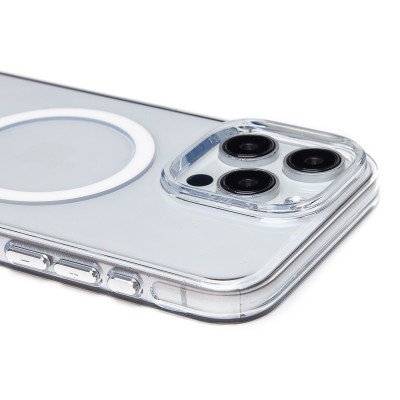 Чехол-накладка для Apple iPhone 15 Pro Max (прозрачный) - SM039 SafeMag