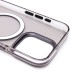 Чехол-накладка для Apple iPhone 15 Pro (черный/прозрачный) - SM039 SafeMag