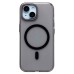 Чехол-накладка для Apple iPhone 15 (черный/прозрачный) - SM039 SafeMag