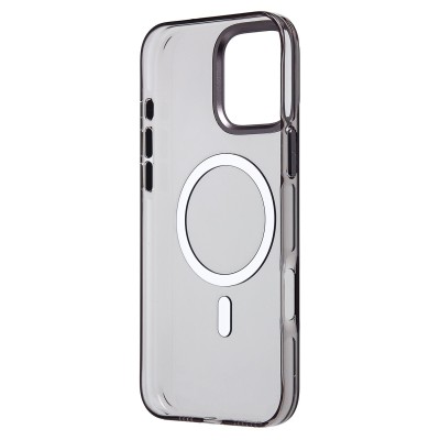 Чехол-накладка для Apple iPhone 16 Pro Max (черный/прозрачный) - SM039 SafeMag