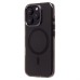 Чехол-накладка для Apple iPhone 16 Pro (черный/прозрачный) - SM039 SafeMag