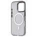 Чехол-накладка для Apple iPhone 16 Pro (черный/прозрачный) - SM039 SafeMag