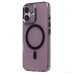 Чехол-накладка для Apple iPhone 16 (черный/прозрачный) - SM039 SafeMag