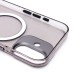 Чехол-накладка для Apple iPhone 16 (черный/прозрачный) - SM039 SafeMag