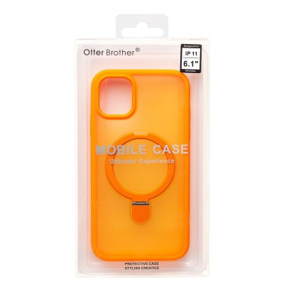 Чехол-накладка для Apple iPhone 11 (оранжевый) - SM088 SafeMag