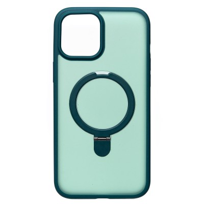 Чехол-накладка для Apple iPhone 12 Pro Max (темно-зеленый) - SM088 SafeMag