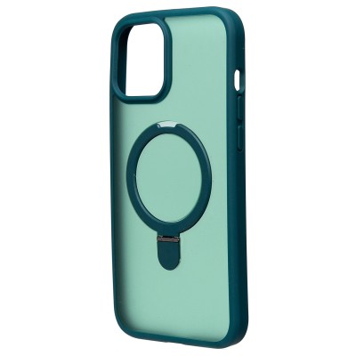 Чехол-накладка для Apple iPhone 12 Pro Max (темно-зеленый) - SM088 SafeMag